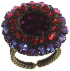 Inside Out Ring in scarlet rot